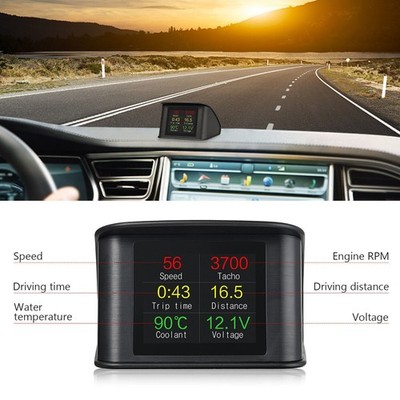 OBD HUD P10 Car OBD2 Head Up Display HUD On Board Computer Digital Speedometer W