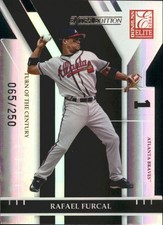 2004 Donruss Elite Extra Edition Turn of the Century #80 Rafael Furcal Card /250