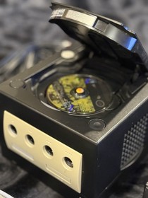 Nintendo GameCube Black Console DOL-001 2 Controllers & Cords Bundle Tested READ