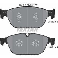 Textar 2516002 Bremsbelagsatz FüR Audi A8 D4 Q5 4H2 4H8 4HC 4HL 8RB