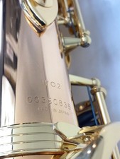 Yanagisawa WO2 Alto Saxophone Gold Used with Hard Case Neck Mouthpiece