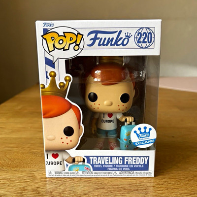 Funko Pop! Traveling Freddy Freddy Funko #220 Vinylfigur Funko Exclusive