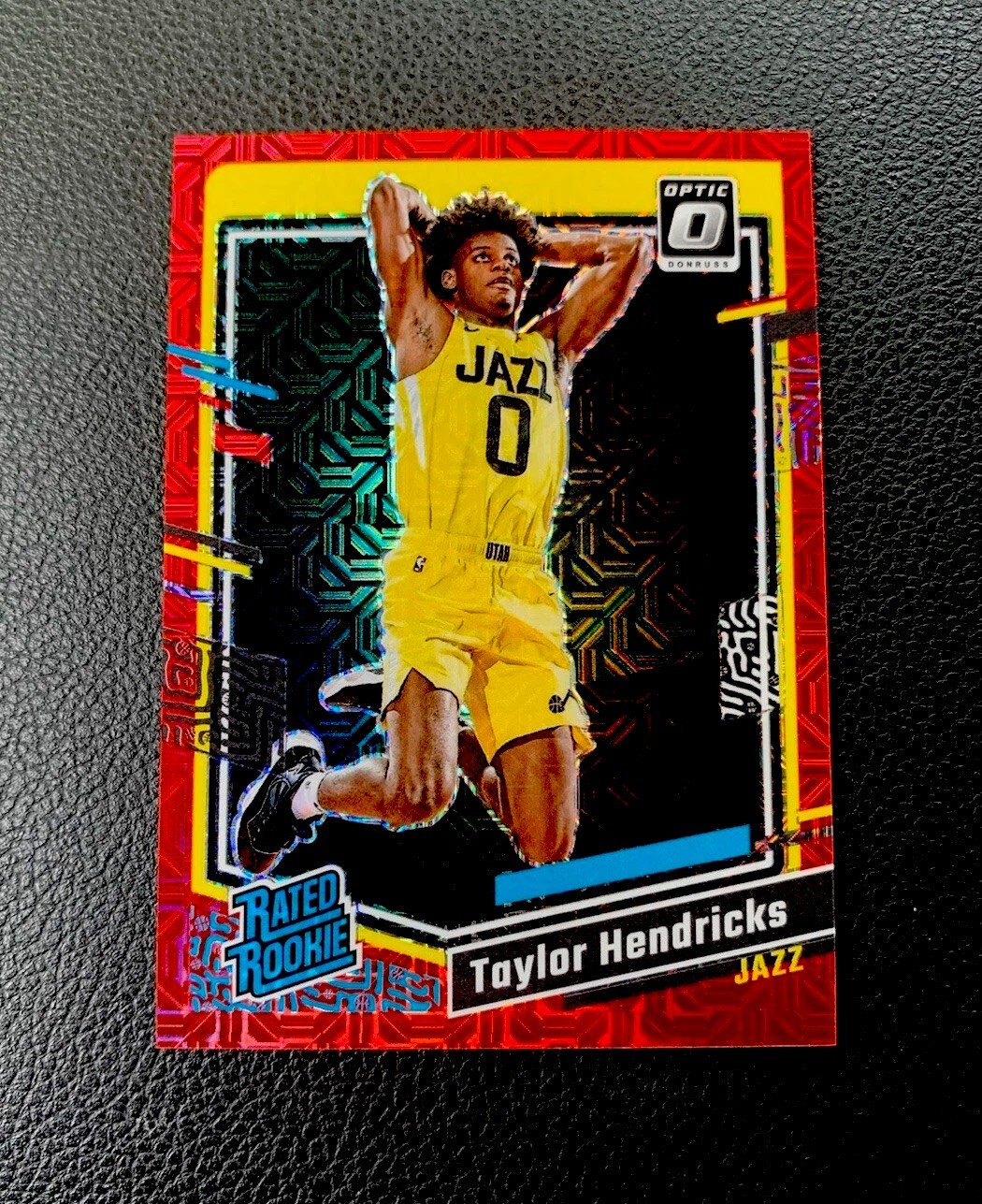 2023-24 Donruss Optic Choice Taylor Hendricks Rated Rookie Red Mojo 01/88 #233