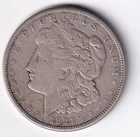 1921 S Morgan Silver Dollar 1$ Coin 90% Silver #957