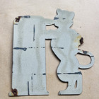 ESSO EXTRA TIGER Porcelain Enamel Classic Sign 10" x 9.5" inch — photo 2