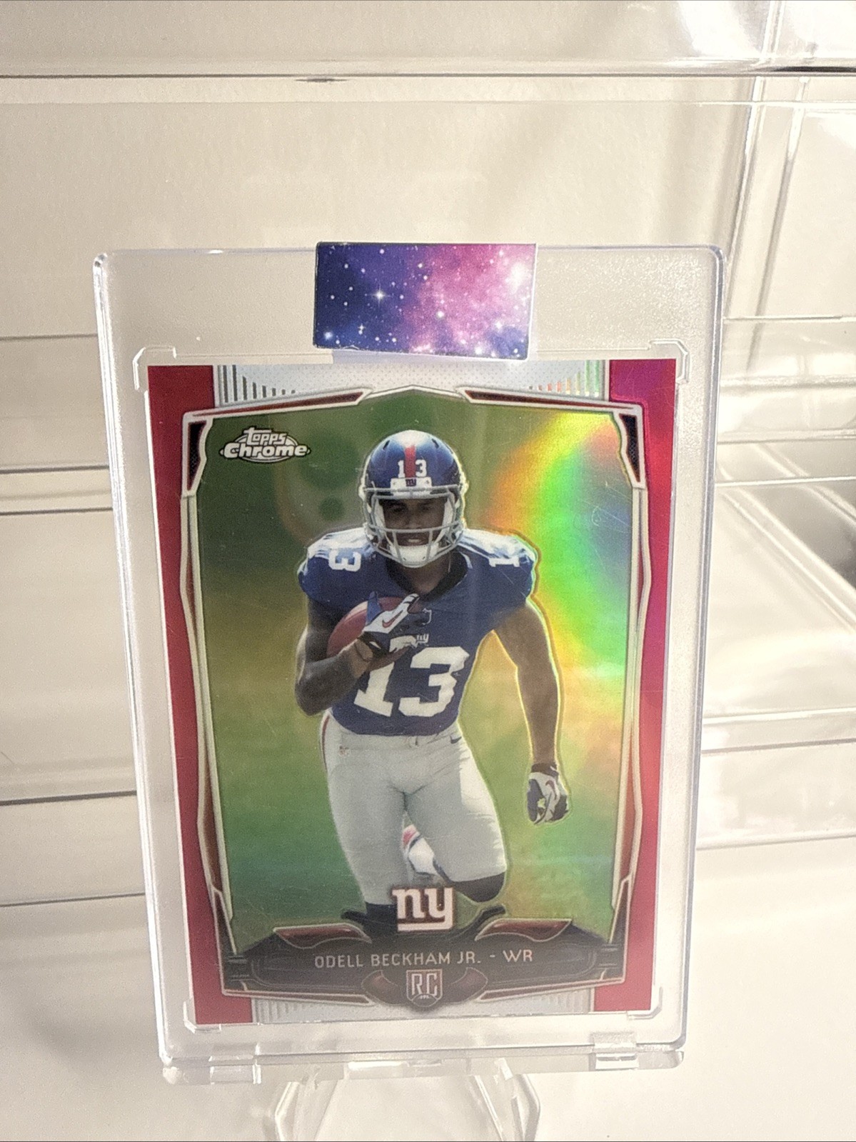 2014 Topps Chrome - Rookie Odell Beckham Jr. #117 Pink Refractor /399 (RC)