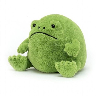 30cm green white Ricky Rain Frog plush stuffed toy cartoon figurine holiday gift