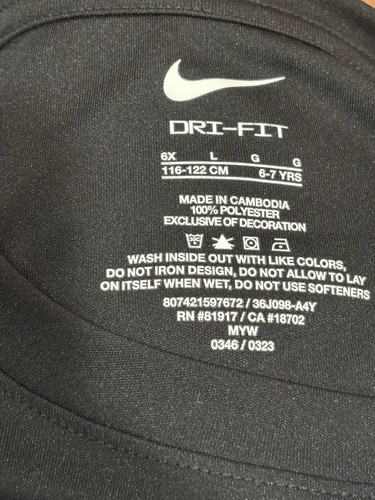 Nike Dri Fit Girls Black Bright Pink Shorts Top Set EUC - Picture 3 of 4