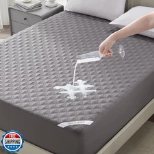BEDLORE Waterproof Mattress Protector, Noiseless King Size Mattress Pad with 
