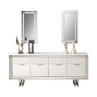 Anrichte Sideboard Weiß Schrank Kommode Holzschrank Holz Esszimmer