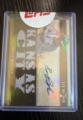 2011 Topps Triple Threads - Autograph Relic Billy Butler #TTAR-135 Gold /9   