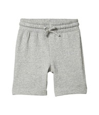  4kids Big Kids' Essential Fleece Shorts, Heather Grey
