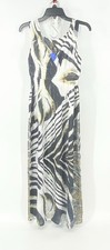 Mischca Preowned Womens Size Medium Multi Maxi Dress Lined Sleeveless