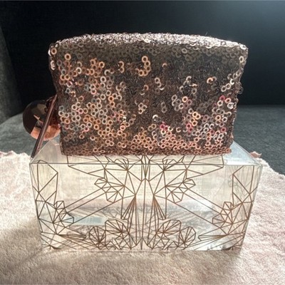 MAC Pigment Makeup Set Rose Gold Sequin Bag Gold Bronze Pink Glitter Multicolor