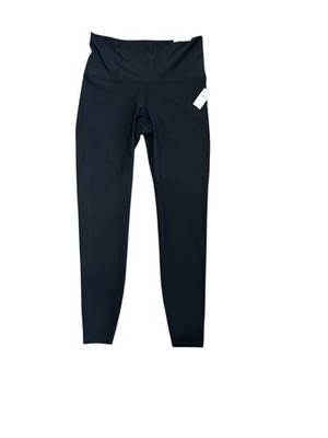 Old Navy Active Powersoft Extra High-Rise Black Leggings L Ankle Stretch Pocket