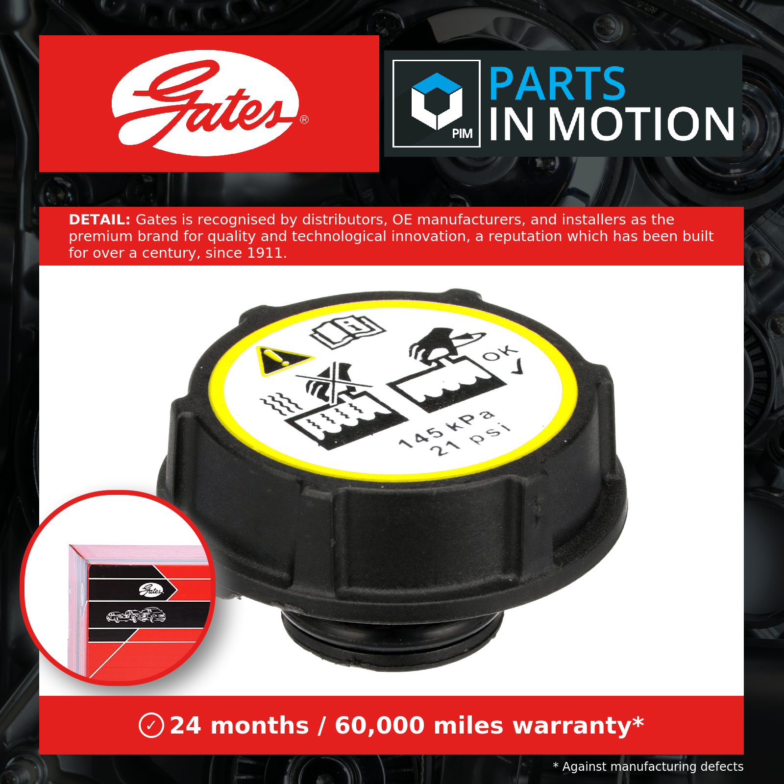 GATES RADIATOR CAP - RC240 - Image 14