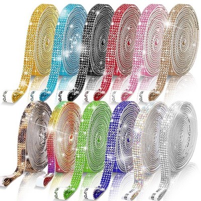 1 yard - Strassband Dekoband Selbstklebend Glitzer DIY Deko Diamant Geschenk