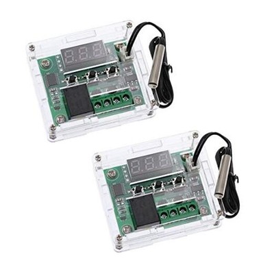  2pcs W1209 with Case 12V DC Digital Temperature Controller Board Micro 