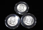 1955 Franklin Half Dollar Silver Coins Lot of 3 Gem Bu US Rare