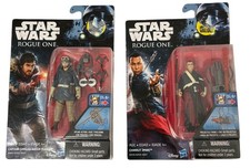 Star Wars 3,75" Rogue One Captain Cassian Andor & Chirrut Mwe 2016 Lot Hasbro