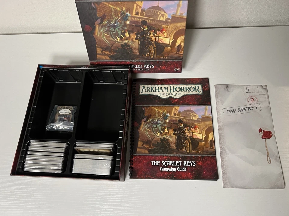 ARKHAM HORROR LCG Card Game The Scarlet Keys CAMPAIGN Expansion FFG - Image 3 of 3