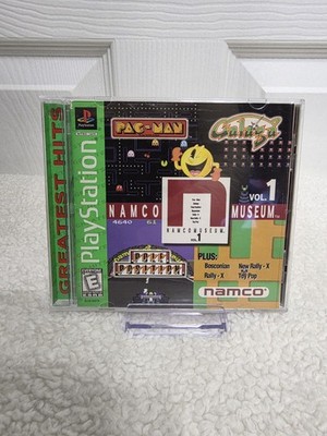 Namco Museum Vol 1 Sony PlayStation 1 PS1 Pac-Man Galaga Retro Arcade Tested