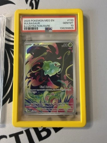2025 Mega Evolution Series - Mega Evolution Bulbasaur PSA 10 Illustration Rare