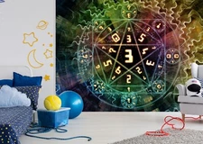 3D Digital Pattern K17042 Wallpaper Mural Self-adhesive Removable Sticker Kay