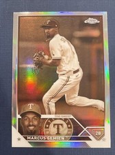2023 Topps Chrome Marcus Semien base sepia parallel