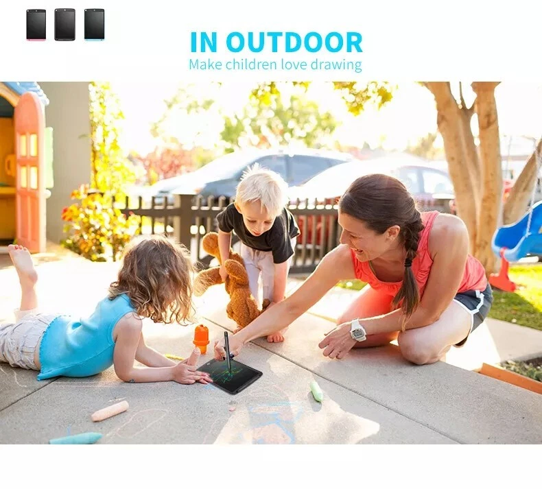 12 inch LCD Writing Drawing Tablet Pad eWriter Notepad Boogie Graphic Board Pad - Image 2 of 4