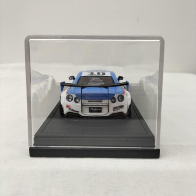 1/43 Ignition Model LB-WORKS Nissan GT-R R35 Type 2 #10 White Blue