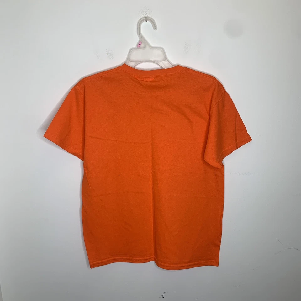 NWOT Gildan Heavy Cotton Youth XL Orange Blank Short Sleeve Shirt (6 Pack) - Image 3 of 4