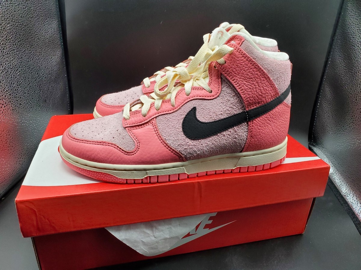 Nike Dunk High Hoops Pack Pink Barbie Panda Women Sz 7, Men Sz 5.5