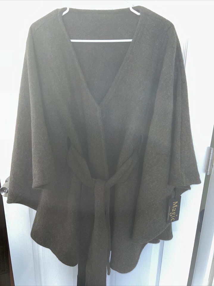 Capas MAGIC Scar Company Lana/Sensación Cinturón Talla Única Color Verde Bosque Foto 3 de 4