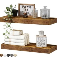 Bathroom Floating Shelves for Wall Shelf Over Toilet Wall Mounted Farmhouse Smal