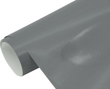 7€/m² Autofolie Grau glänzend 2000 x 152 cm anthrazit Klebefolie Car Wrapping