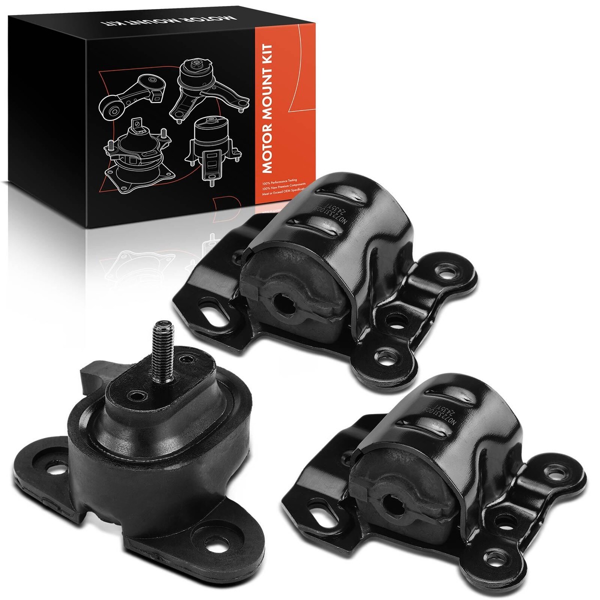 3x Engine Motor & Transmission Mount for Chevy Astro GMC Safari 94