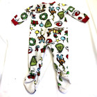 Dr Seuss Grinch One Piece Footie Pajama 18 Month Toddler Christmas Fleece Unisex — photo 5