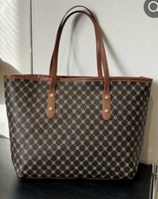 Vintage Printed Tote, Large Capacity Shoulder Bag, Women's Simple Handbag new