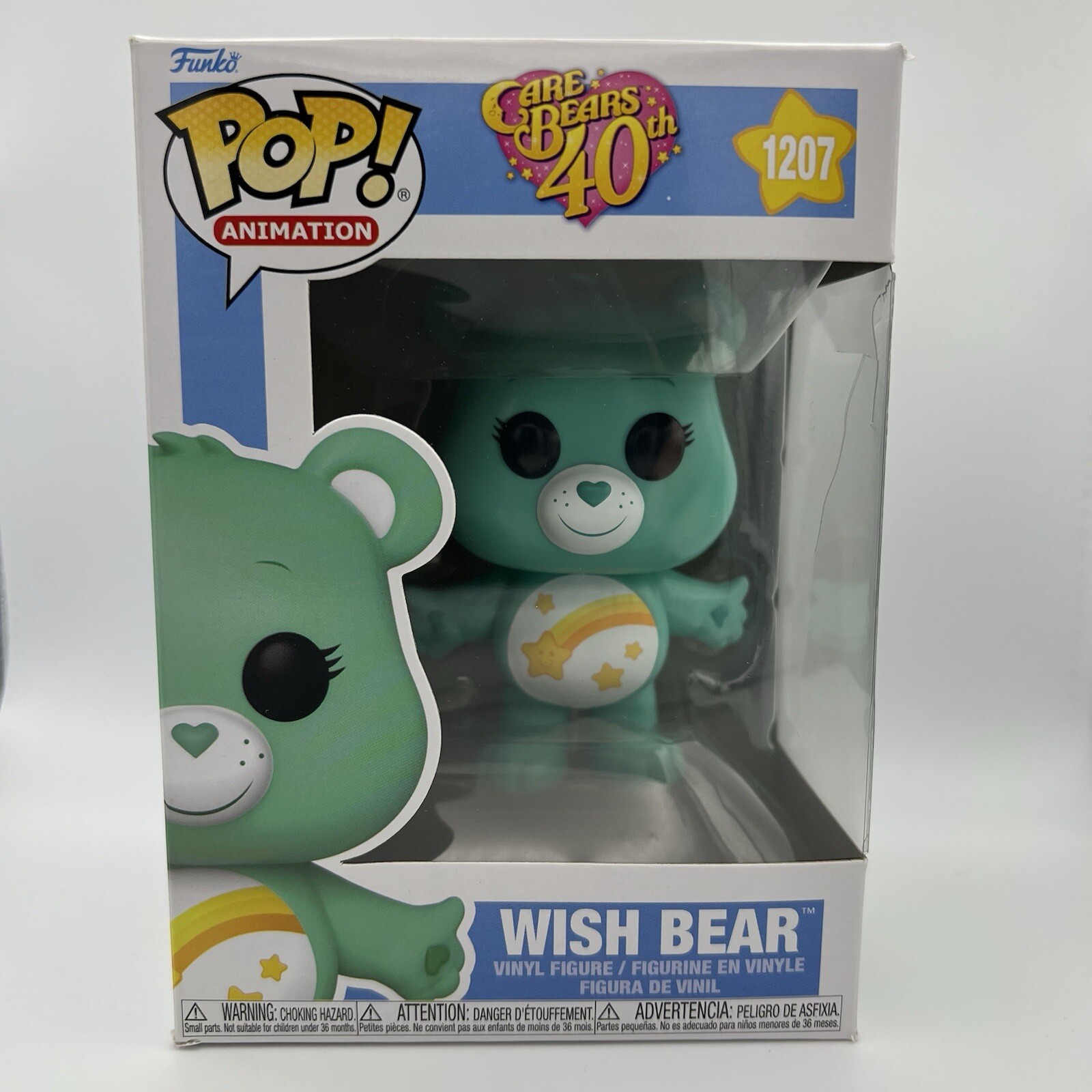 En Oferta Funko Pop! Vinilo: Care Bears - Wish Bear #1207 Caja Dañada
