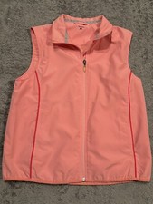 Ativa Golf Vest Womens Small Pink Full Zip Active Outdoor Layer