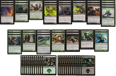 Black Green Infect Deck - 60 Card - MTG Magic the Gathering - Ready to Play!!! Black Green Infect Deck - 60 Card - MTG Magic the Gathering - Ready to Play!!!