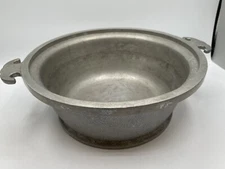 Guardian Service Cookware Hammered Round Aluminum Dutch Oven Pot Vintage HvyDuty