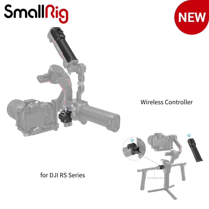 SmallRig Wireless Controller for DJI RS 2/ DJI RS 3 Pro Stabilizer 17.6 Load