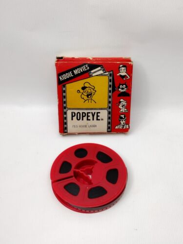Vintage Atlas Films Kiddie Movies Popeye PX-5 "Horse Laugh" 8mm Film, 50 ft - Picture 1 of 2