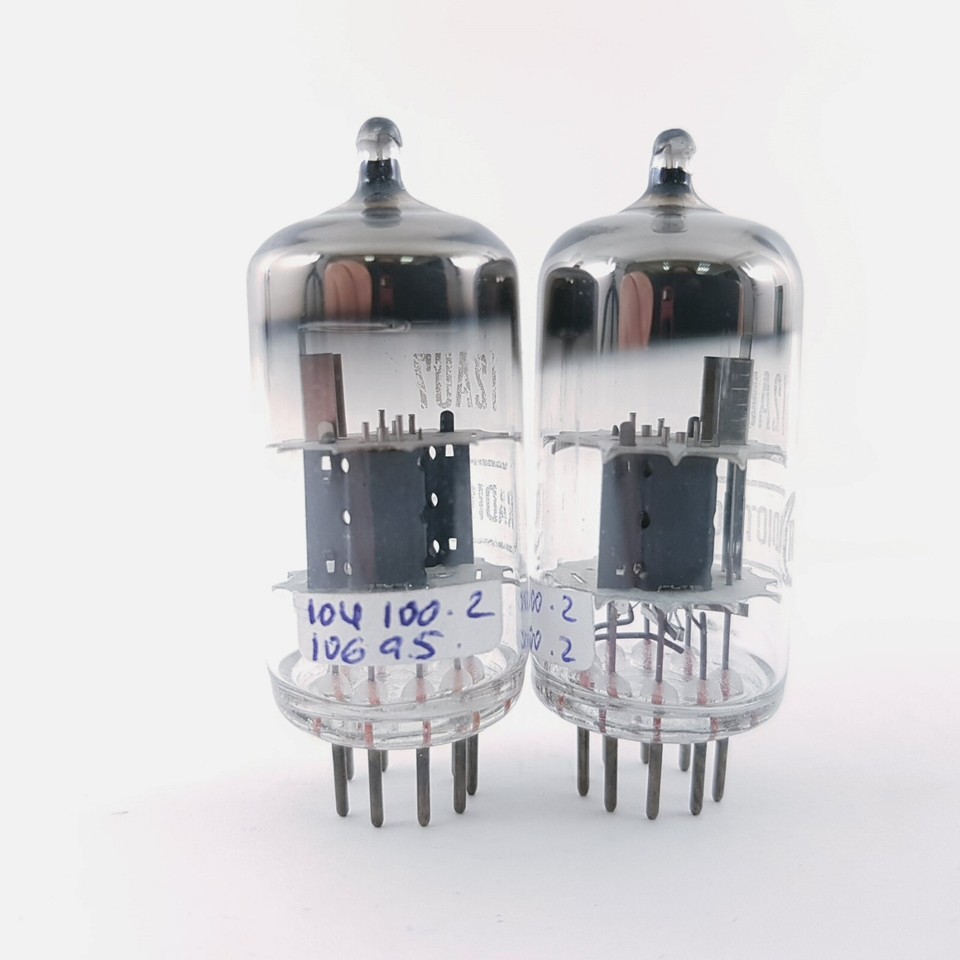 ECC82, 12au7 RFT matched pair Vacuum Tube, lampe, Röhre