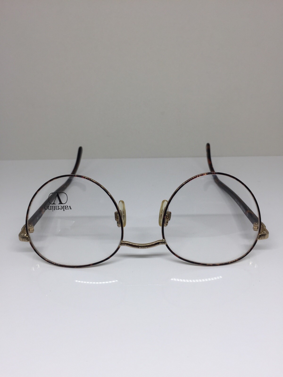 New Vintage Valentino V406 Eyeglasses C. 906 Gold with Tortoise 52-20mm Italy image 10