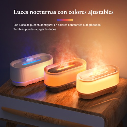 Humidificador ultrasónico difusor aromático de aceite esencial con luz nocturna - Imagen 6 de 47