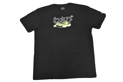 Alex Wassabi Mens Sushi Graphic Official Merchandise Black Tee
