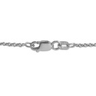 Platinum Jewish Star of David Pendant with Platinum Cable 18 inch Chain #N386 PL — photo 3